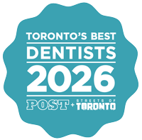 Award badge: Toronto’s Best Dentists 2026